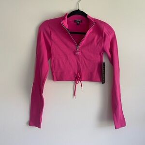 Long sleeve Crop zip up